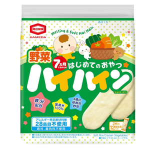 最初のスナック：野菜ハイハイ（40g）