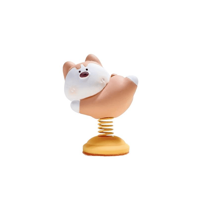 Chinese Rural Dog Cute Car Interior Decoration Swinging Music Ornament Car Center 6 * 4.3cm * 1 Piece