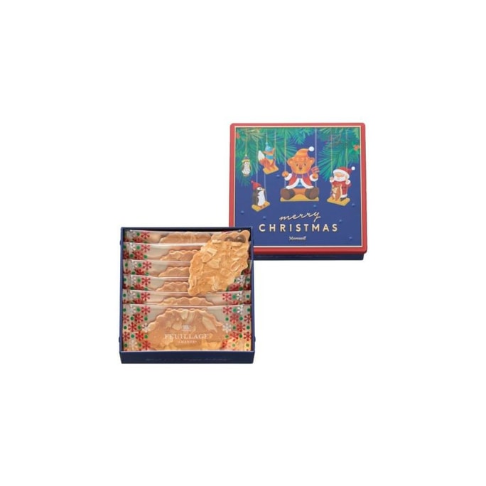 Christmas Popular Gift Box Almond Crackers 6 Pieces