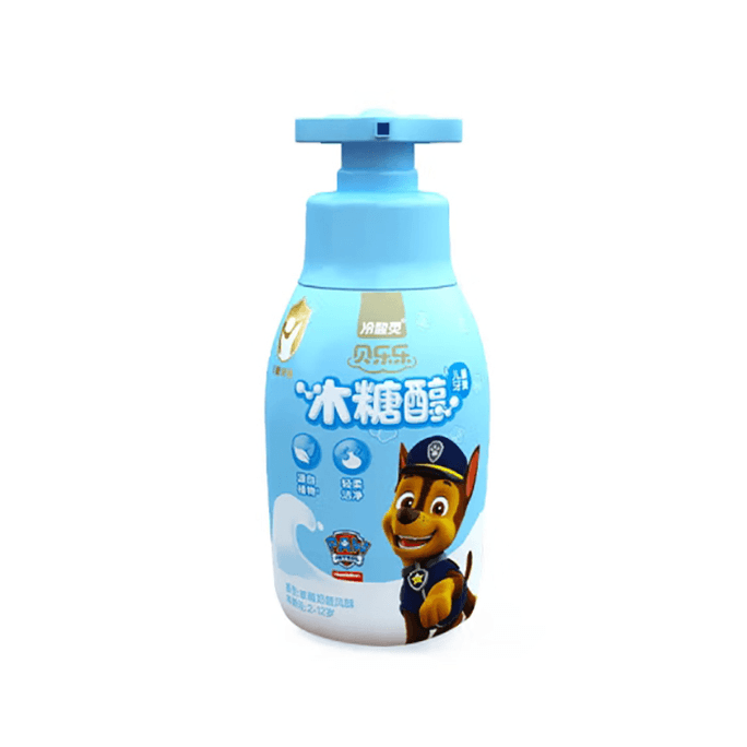 【中国直邮】冷酸灵贝乐乐按压式儿童牙膏(草莓奶昔风味)阿奇款150g 3-12岁宝宝
