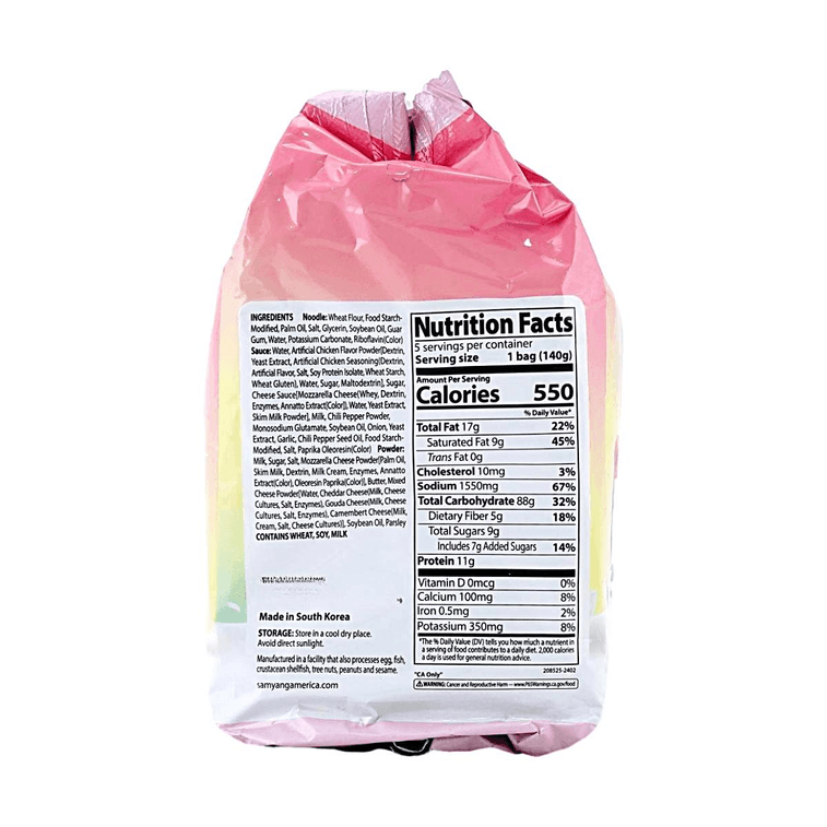 까르보 불닭볶음면,5 Packs*4.93oz 6