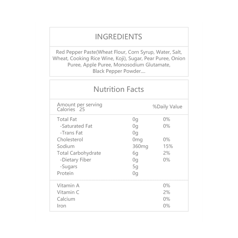 CJ Korean BBQ Original Sauce Chicken & Pork Marinade Hot & Spicy Flavor, 17.64 oz 7