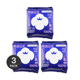 예쁜 공주 반바지 타입 생리대 바지 밤용 사이즈, M-L 4개*3개, 포장은 다를 수 있습니다 【가치 팩】