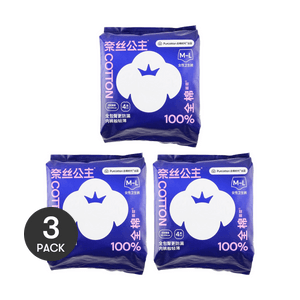 素敵なプリンセスショーツタイプの生理用ナプキンパンツ、夜用サイズ、M-L 4枚×3、梱包は異なる場合があります【バリューパック】