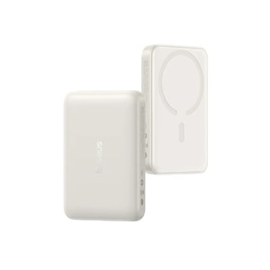 【香港からの直送】Baseus マグネット式ワイヤレス充電対応 22.5W 急速充電モバイルバッテリー、スターオリジナルチタン製、10000mAh、機内持ち込み可