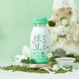 Su-Style Mung Bean Drink,Mint Jasmine Mung Bean Soup, 8.11 oz【Low Fat  Low Sugar】【Seasonal Limited】