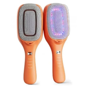 Hair Care Red Blue Scalp Care Massage Comb Orange 1 Piece