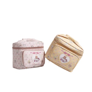 Storage Bag Cosmetic Skincare Storage Cute Animal Square Tote Bag yellow 1pc