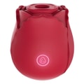 OMYSKY 吮吸震动器女用情趣玩具高潮用品 100%防水可充电硅胶不过敏 玫瑰款红色