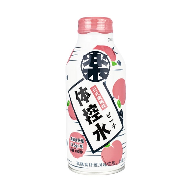 商品详情 - 乐体控 气泡水 日式白桃味 高膳食纤维风味 410毫升 0糖0
