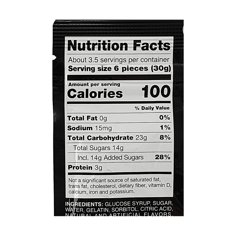 Tough Gummy Candy, Grape & Lemon, 3.5 oz【Bold & Sour Cube Gummy】 6