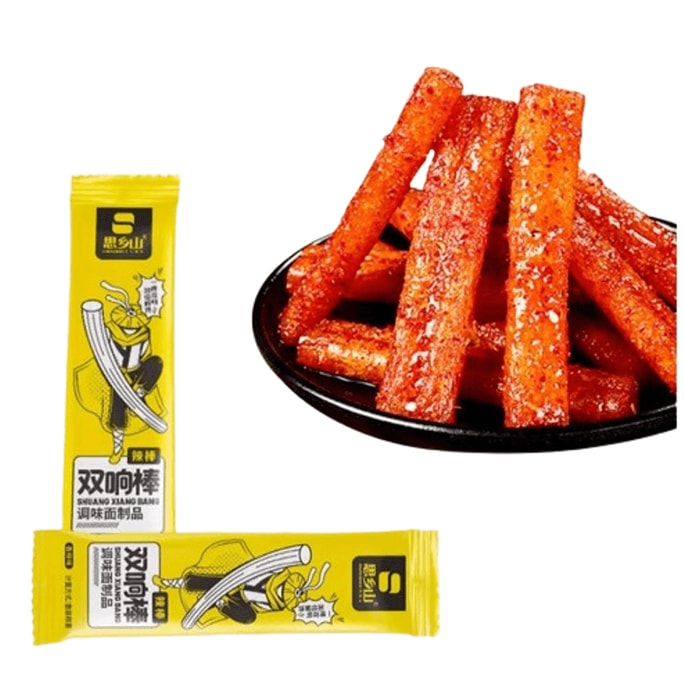 Double Rattle Stick Spicy Stick Spicy Stick Hunan Specialty Spicy Netroots Explosion Gluten 7.5g/Bag