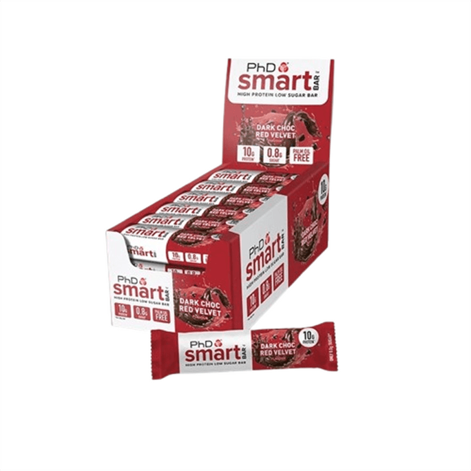 Smart Choice Mini Protein Bar Fitness Meal Replacement Energy Bar Dark Chocolate Red Velvet Flavor 32g*24 Pieces/box