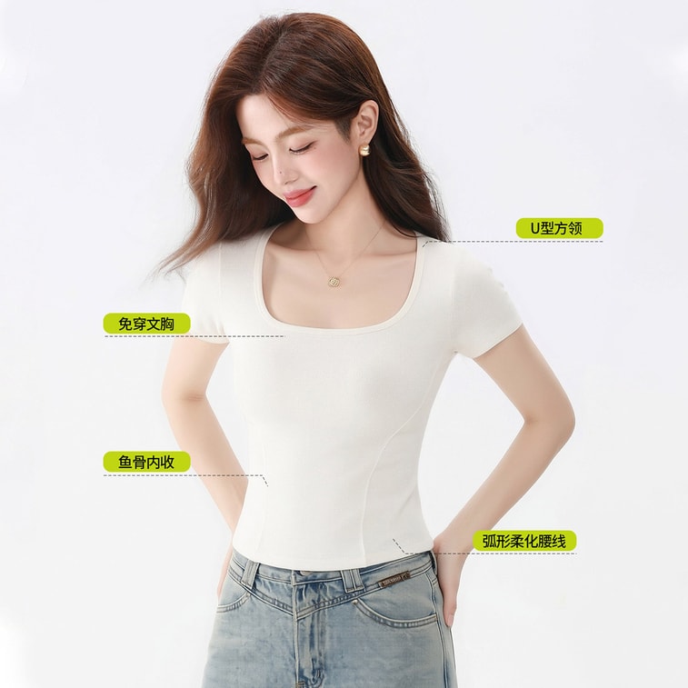 【미국 직배송】 HSPM 【10A 항균 쿨링감】 반팔 티셔츠 차콜 그레이 【내장 브라】 L 1개 여성용 민소매 이너웨어/아우터웨어 아이스 실크 탱크탑 상의 9