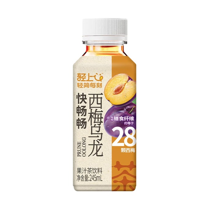자두 우롱차 과일 주스 음료 250ml (8.28 fl oz) [지방 0g, 설탕 0g]