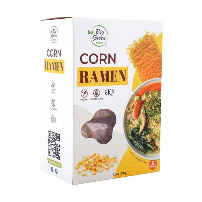 Corn Ramen ,10.58 oz 【Vegan】【Gluten Free】