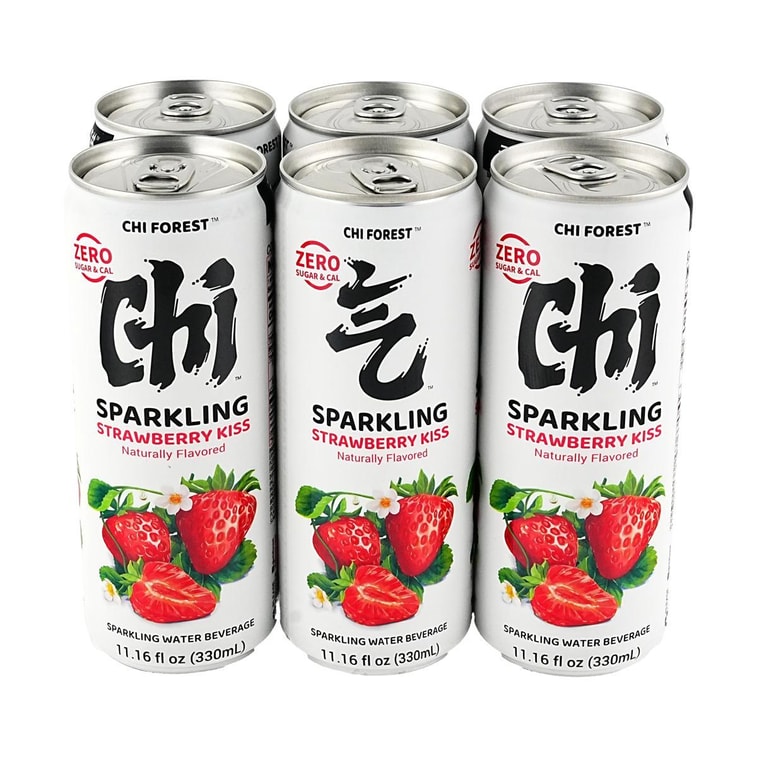 元气森林 苏打气泡水 草莓味 330ml*6罐装 【0糖0卡0脂】【网红汽水】 4