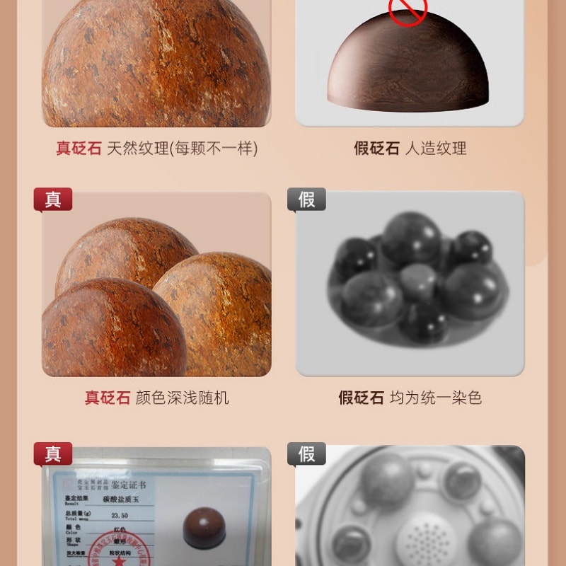 【中国直邮】 莫托贝尔 揉腹仪艾灸砭石腹部按摩器促进肠蠕动揉肚子腹胀减肥神器 {赠艾饼加精油) 一个装