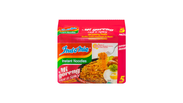 Indomie Mi Goreng Hot & Spicy Stir Fry Noodles, 2.82 oz - Food 4 Less