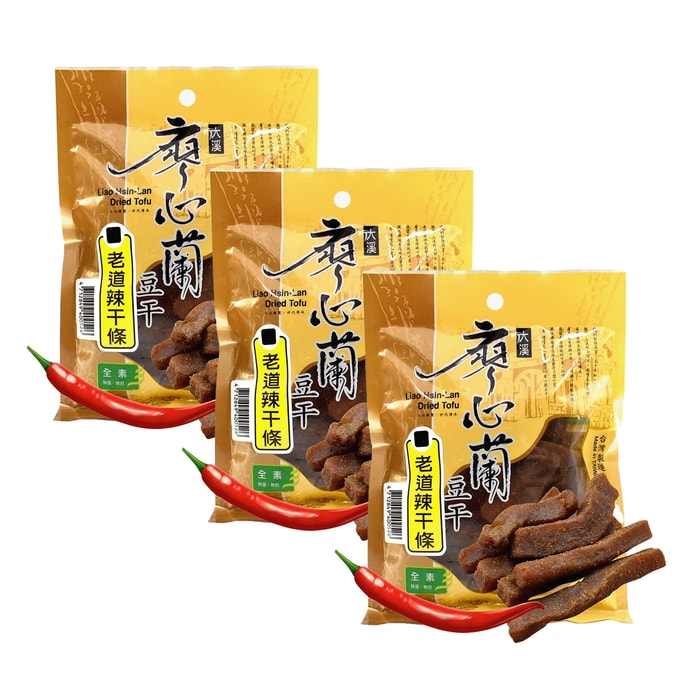 Dried Tofu Spicy Flavor 110g (3 pack)