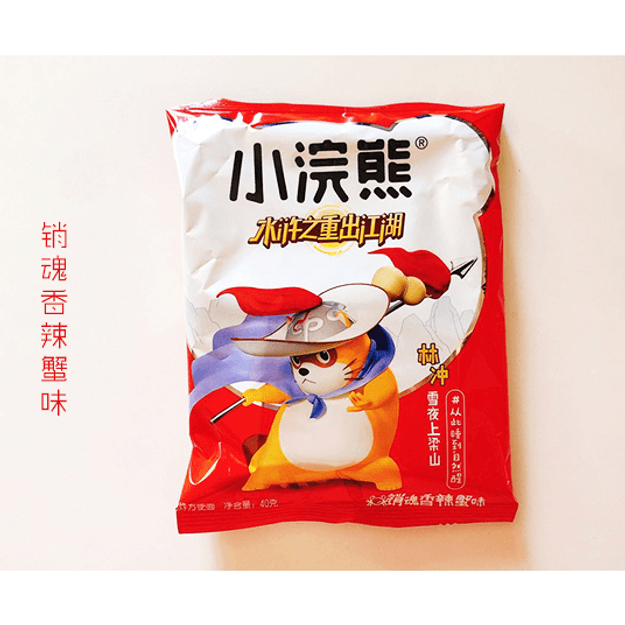 商品详情 - 统一小浣熊干脆面 销魂香辣蟹味 40g - image  0