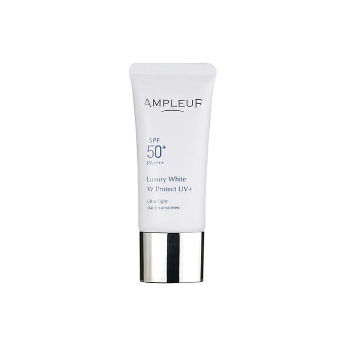 【日本直邮】AMPLEUR 奢宠耀白三重清透防晒精华乳防晒霜30g SPF50+/PA++++