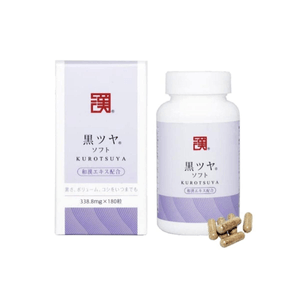KUROTSUYA Black Hair Spirit 180 Capsules Hair Nourishing Nutritional Dietary Pills Strengthen Hair Quality Scalp Hair Nourishment Beauty Oral Supplement