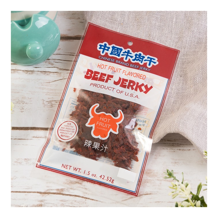 Hot Fruit Flavor Beef Jerky, 1.52 oz 3