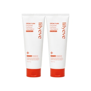 GROW:TURN Exosome Capsule Treatment, Silicone-Free Scalp Conditioner For Dry, Damaged Hair, 230mL*2