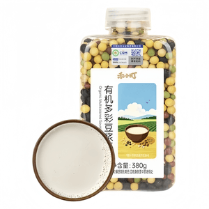 He Xiaomai Northeast Organic Colorful Soy Milk Beans Mixed Grains Breakfast Ready-to-Drink 380g*1 Bottle