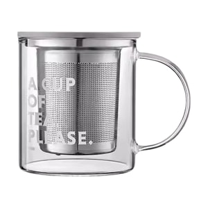 BUYDEEM 티 인퓨저 머그 350ml