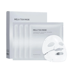 Mela TXA Mask 4 Sheets 1.52 oz【Tranexamic Acid Brightening Dark Spot Fading】