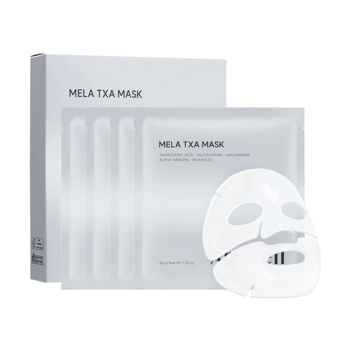 멜라 TXA 마스크 4매 1.52 oz【트라넥삼산 미백 잡티 제거】