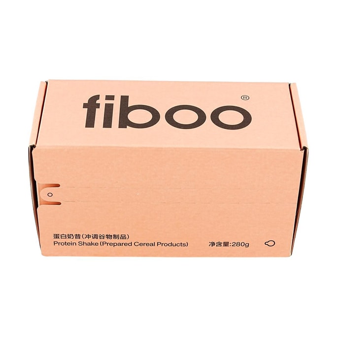 FIBOO 爆料超模蛋白代餐奶昔 輕食代餐營養食品 主食速食代餐 280g #莓莓輕乳味