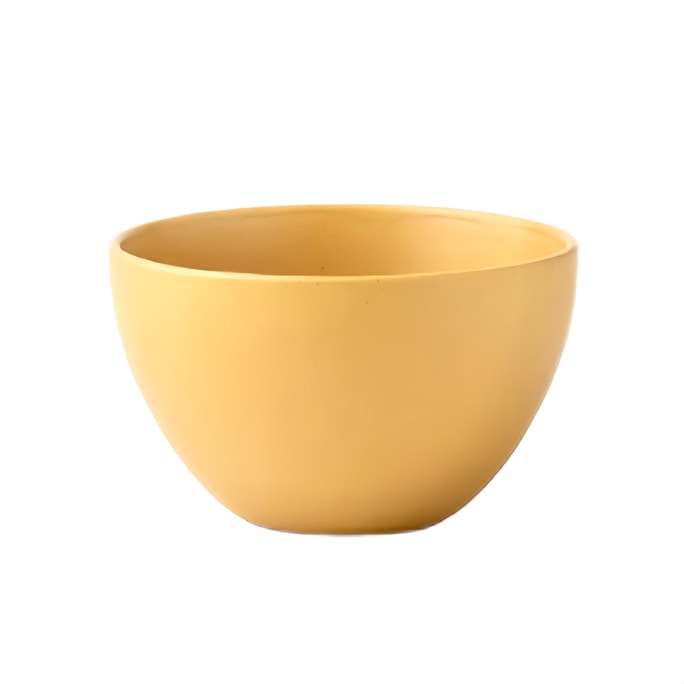 Ancient 4.5 Inch Sesame Glaze Rice bowl household ceramic rice bowl Yellow 1 Piece