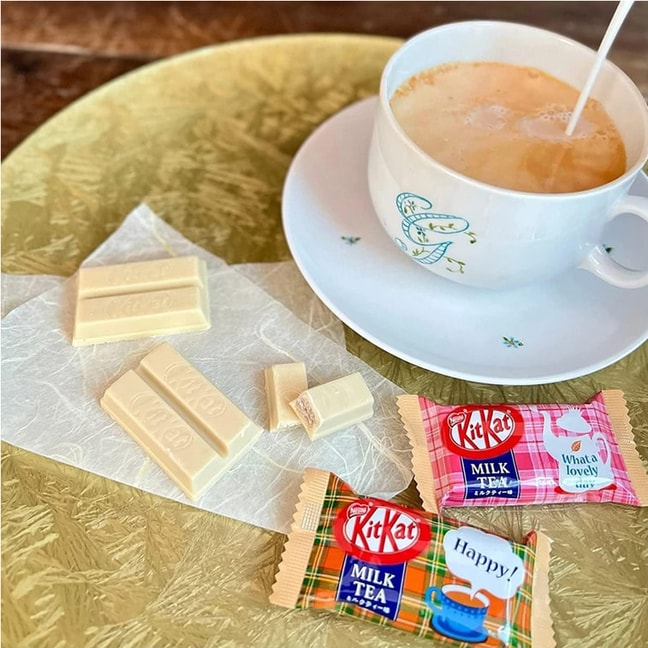 NESTLE Mini KitKat Chocolate Wafer Biscuits Milk Tea Flavor 7 Pieces