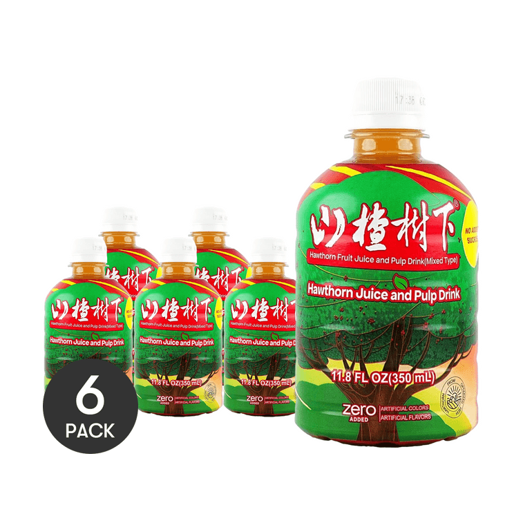 산사나무 열매 주스 및 과육 혼합 음료, 무설탕, 335ml *6개입 3