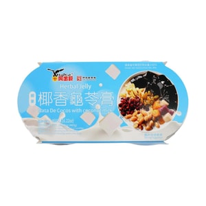 鷹金錢 椰香龜苓膏 即食燒仙草 椰果味 460g