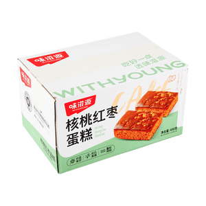 味滋源 核桃红枣蛋糕 传统糕点 400g【早餐面包】