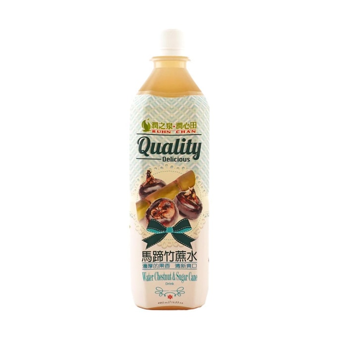 台湾润之泉·润心田 马蹄竹蔗水饮料 480ml