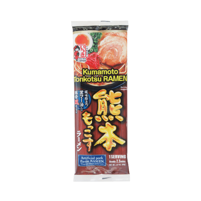 ITSUKI Five Wood Food||AFO 풍부한 맛 일본 구마모토 라면||104g