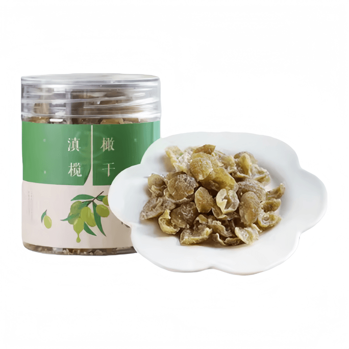 Yunnan Wild Dian Olive and Indian Gooseberry Candy, Sweet and Sour, Smooth and Oily, 190g*1 Can