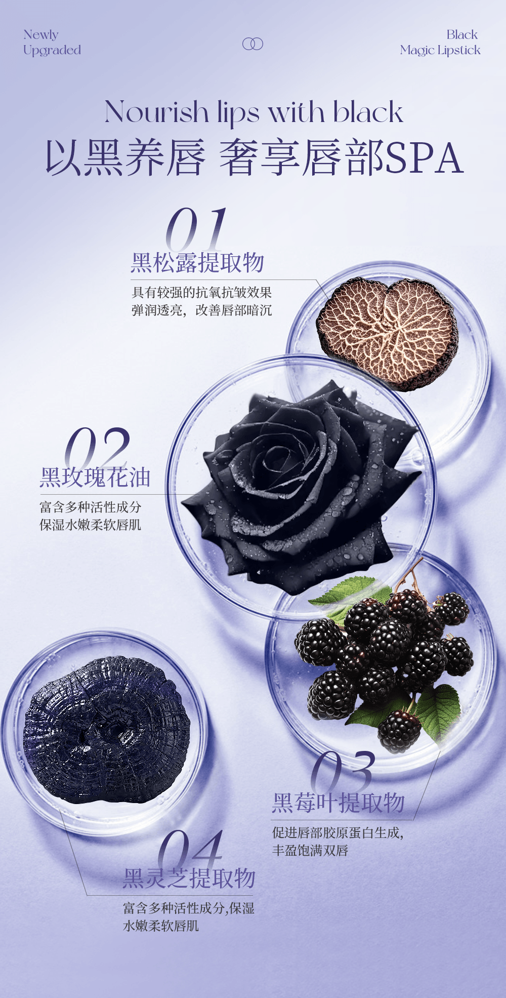 【中国直邮】 罗娜女神 2.0黑魔法口红唇釉 不掉色不沾杯素颜滋润裸色 01#肉桂奶茶 1支装