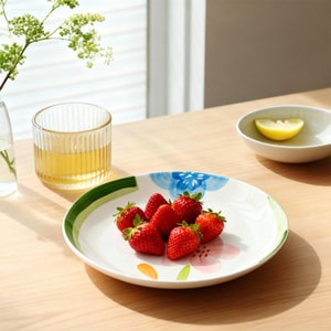 Monet Garden 8-inch plate 20*20*, 1.6 inch