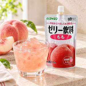 日本KEWPIE丘比 桃子味果冻饮料 100g【果汁含量17%】【含膳食纤维】