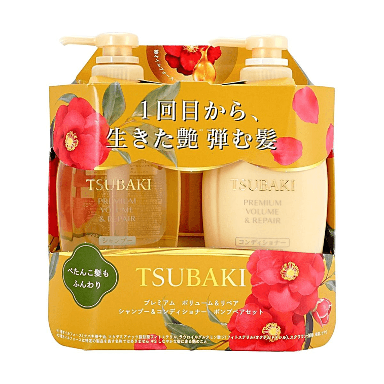 TSUBAKI Golden Camellia 0 Second Salon-Level Moisturizing Refreshing Ultimate Repair Shampoo&Conditioner, 15.22 fl oz*2 3
