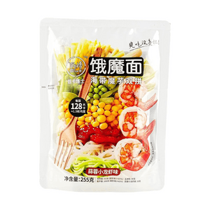 低卡博士 饿魔面 海带魔芋双拼面条 蒜蓉小龙虾味【每袋仅128大卡】