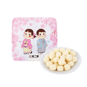 【中国直送】不二家 まろやかミルクキャンディストーリー ギフト 鉄箱 女の子おやつ 子供 40g*1箱