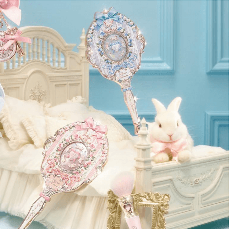Flower Knows Bunny Garden Collection Hand Mirror 1pcs #rosette