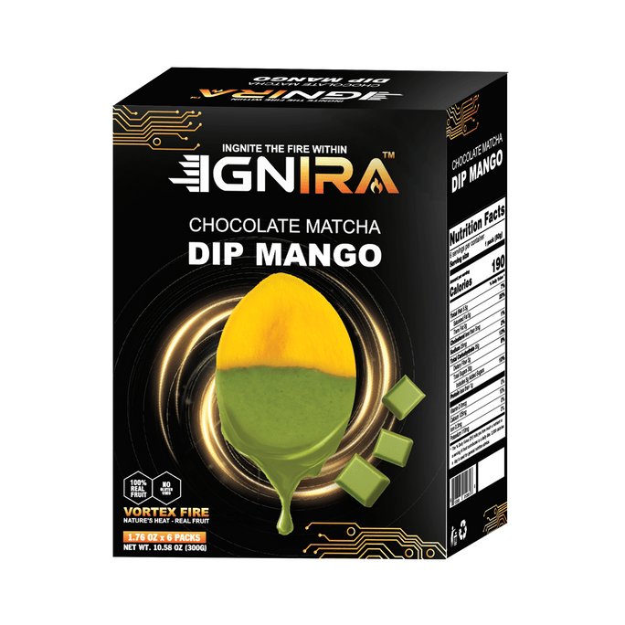Matcha Mango: Choco Dipped, 6 Packs.